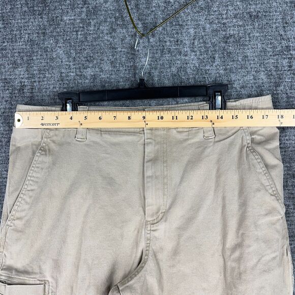 LL Bean Pants Mens 34 Canvas Hiking Outdoor Utility Adventurecore Essential - Picture 7 of 11